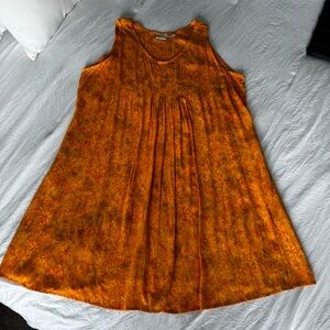 Women’s Sundress Orange Handmade